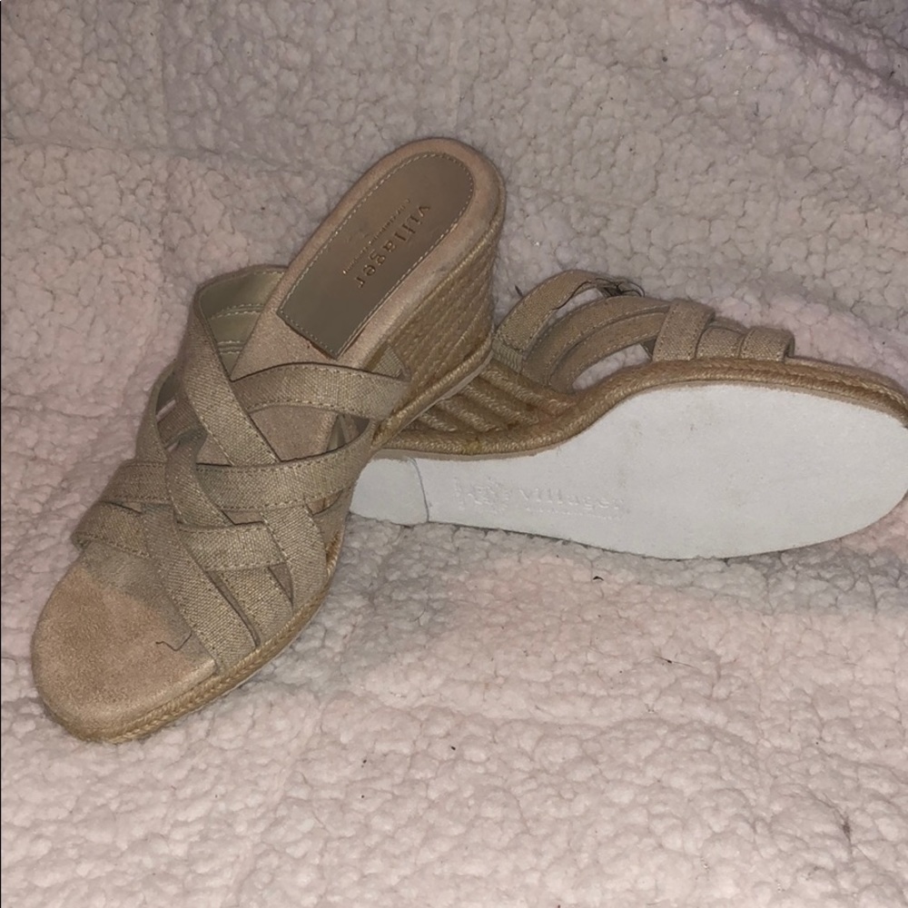 Villager Wedge Leather Sole